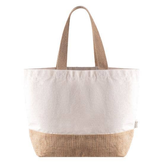 Totebag en Jute et Coton