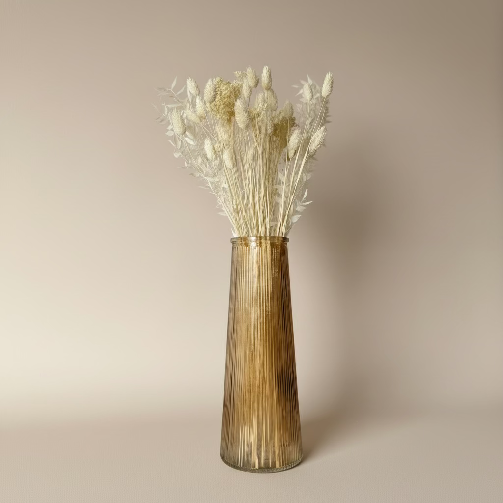 Vase en Verre Marron