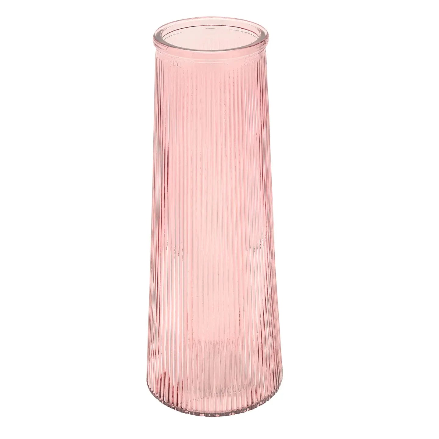 Vase en Verre Rose