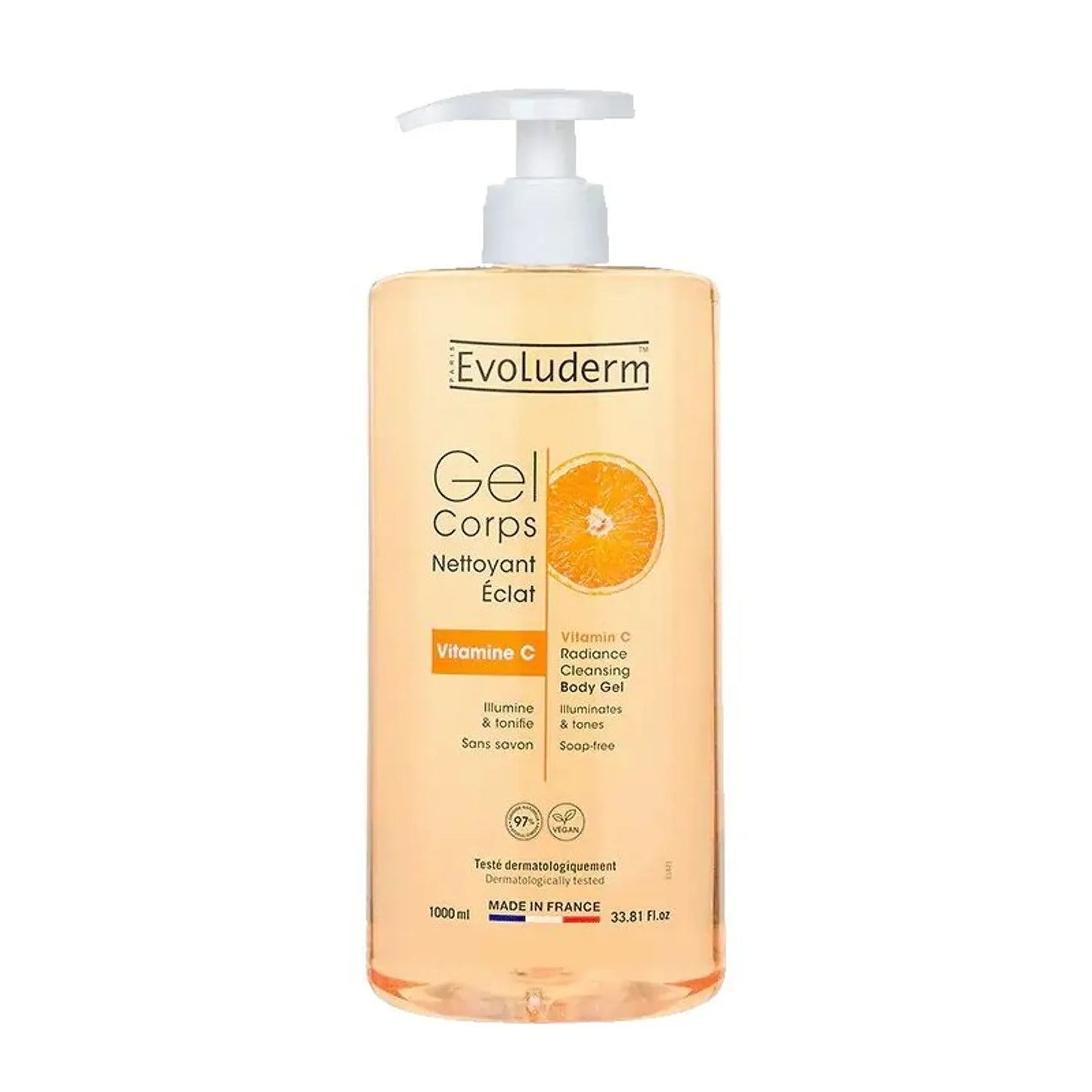 Gel Corps Nettoyant Vitamine C 1L