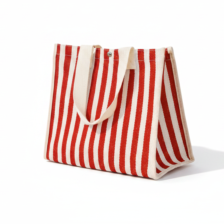 Sac à Rayures Rouge