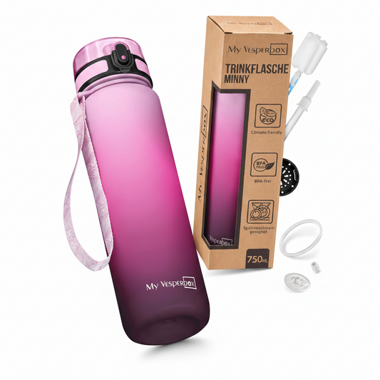 Gourde 750ml - Rose dégradé