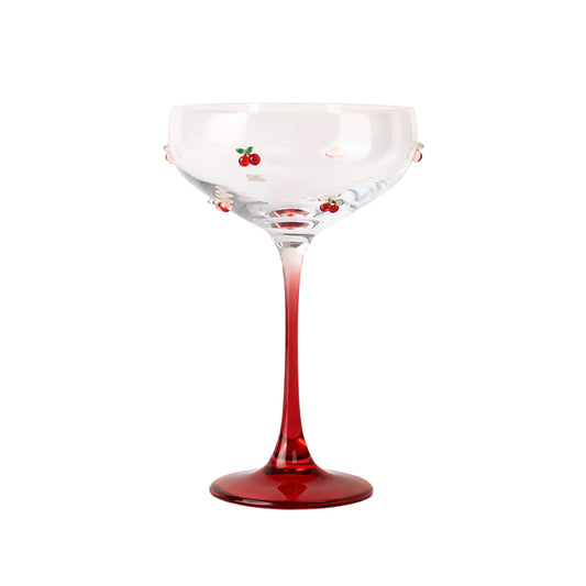 Verre à Champagne Cerises 27cl (Lot de 4)