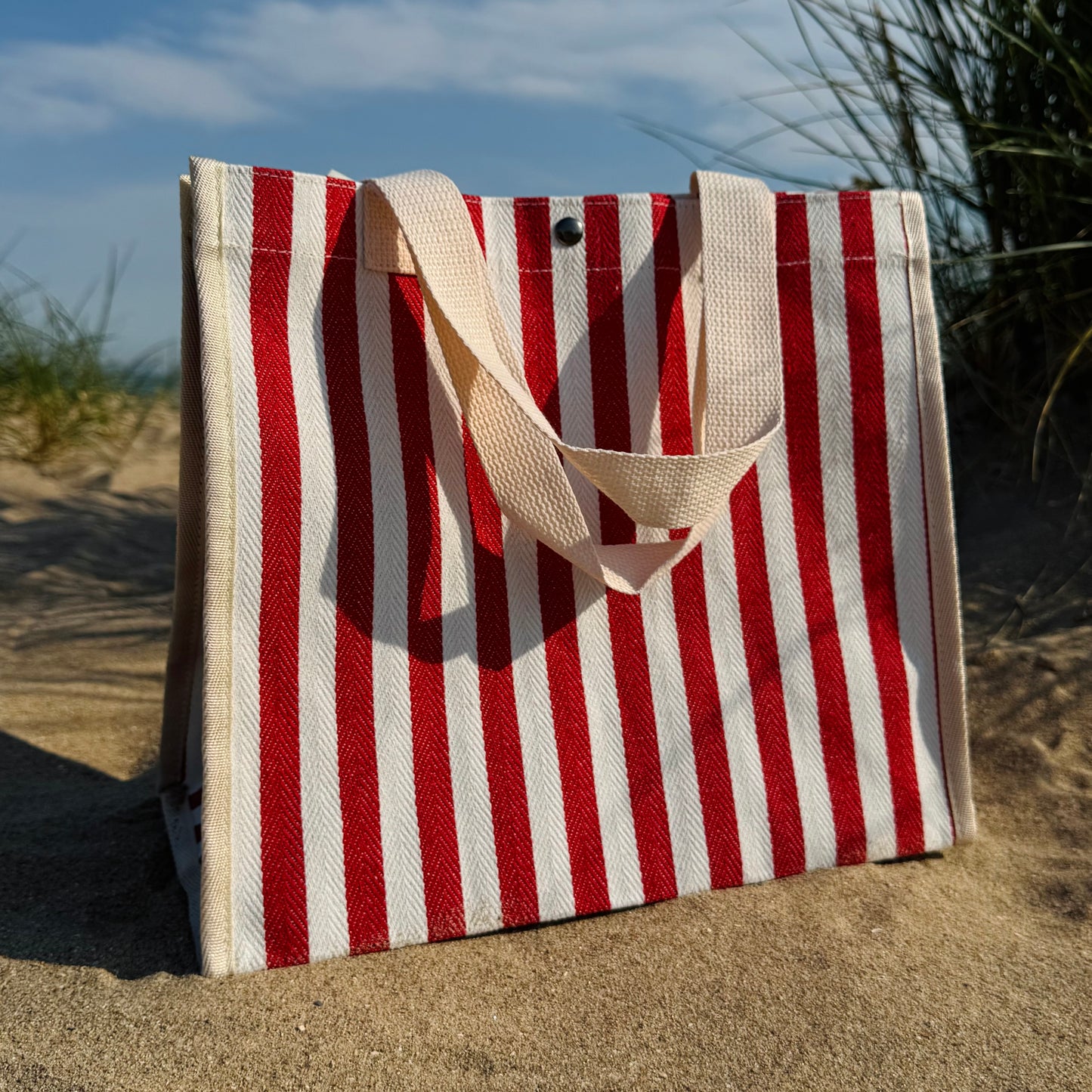 Sac à Rayures Rouge