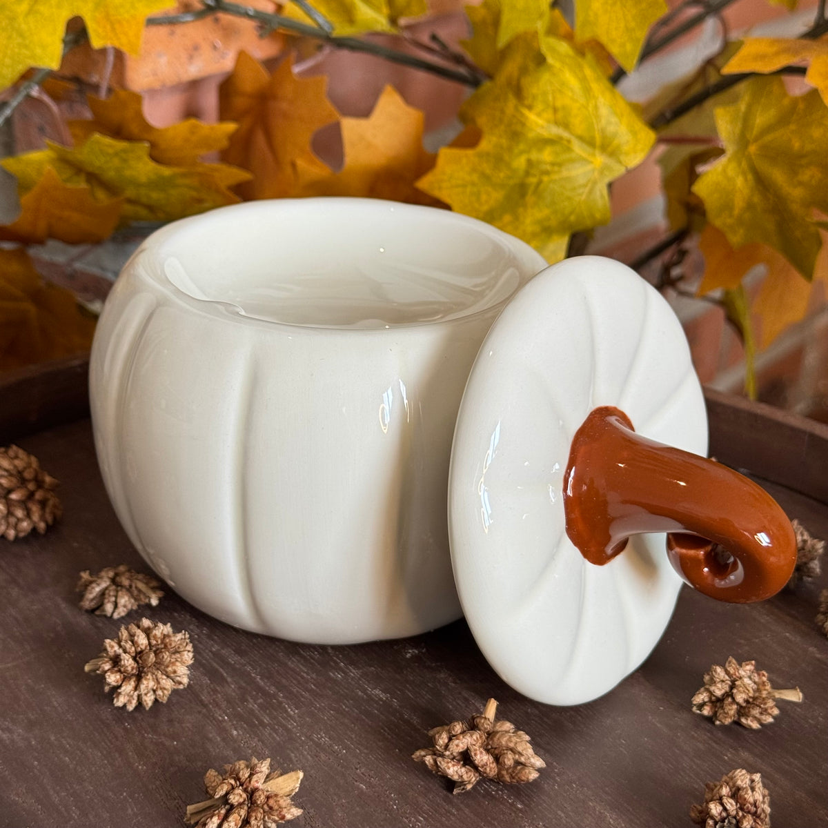 PRÉ-COMMANDE - Brûle-Parfum Citrouille Blanc