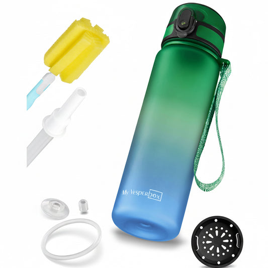 Gourde 750ml - Bleu & Vert