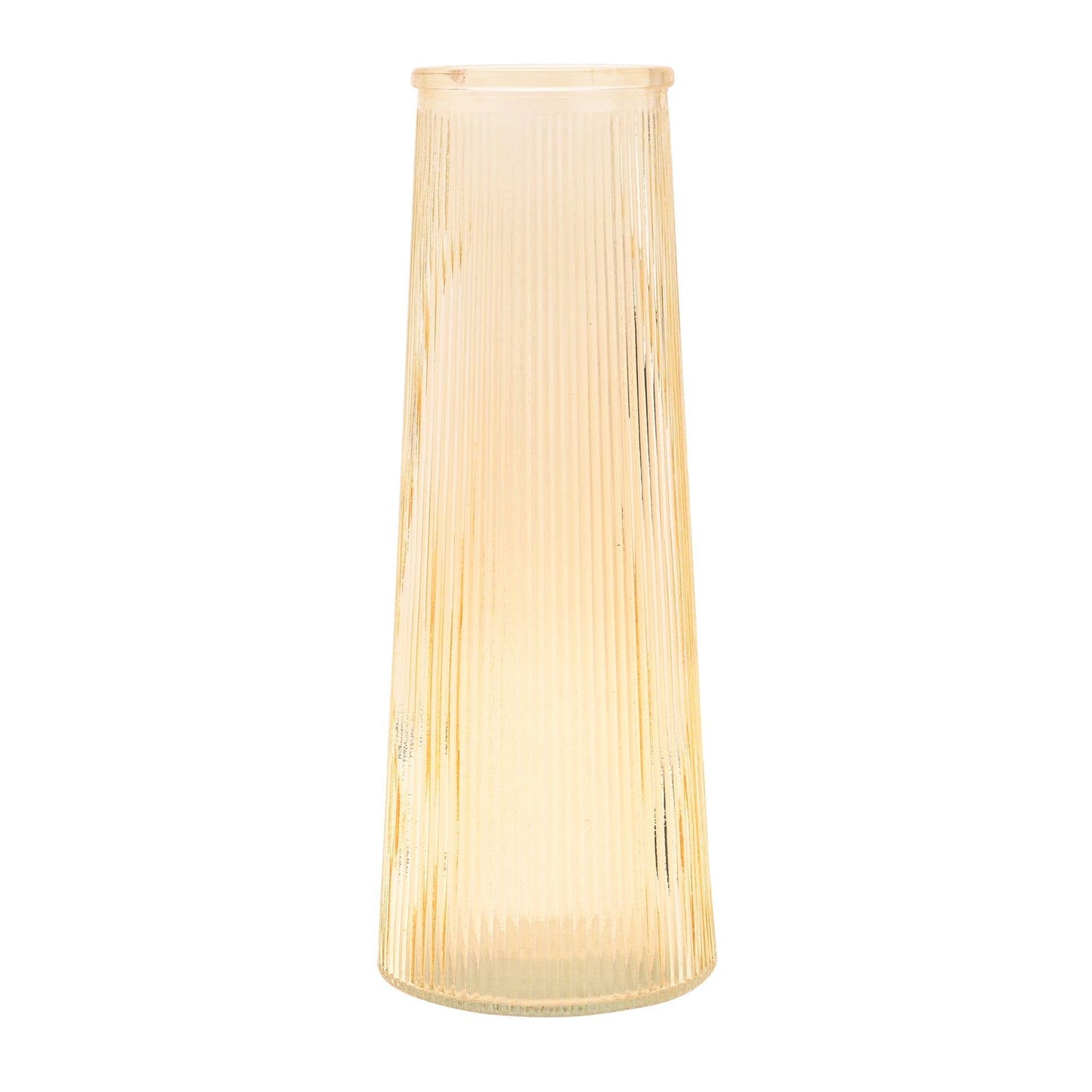 Vase en Verre Doré