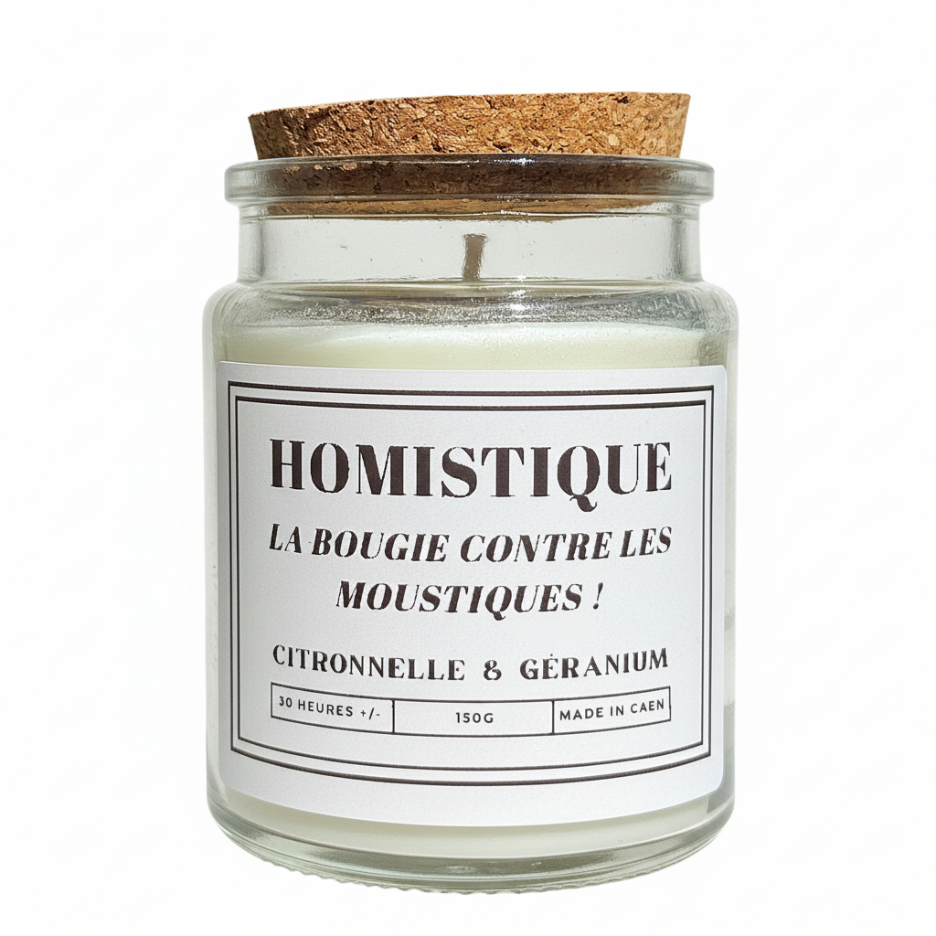 Homistique - La bougie contre les moustiques