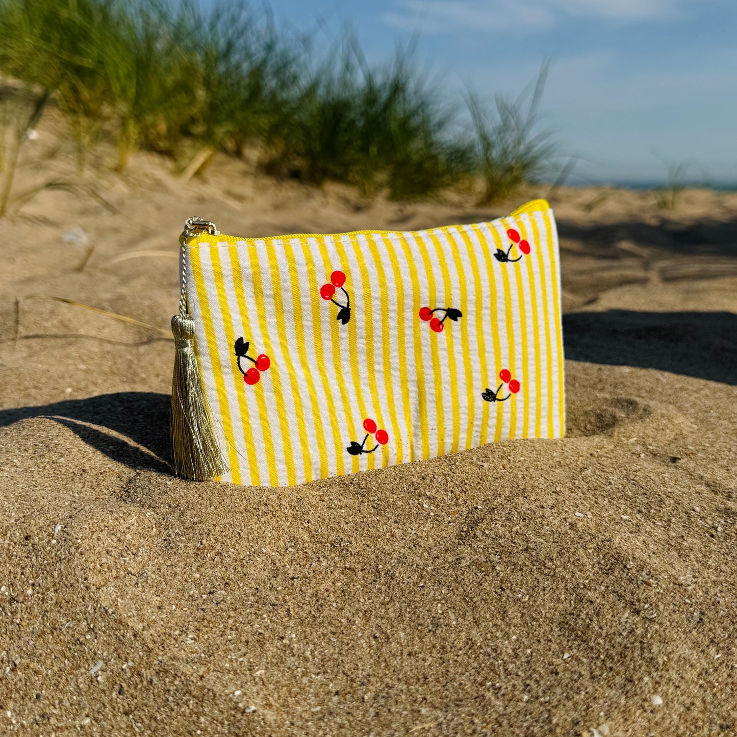Pochette Cerises Jaune