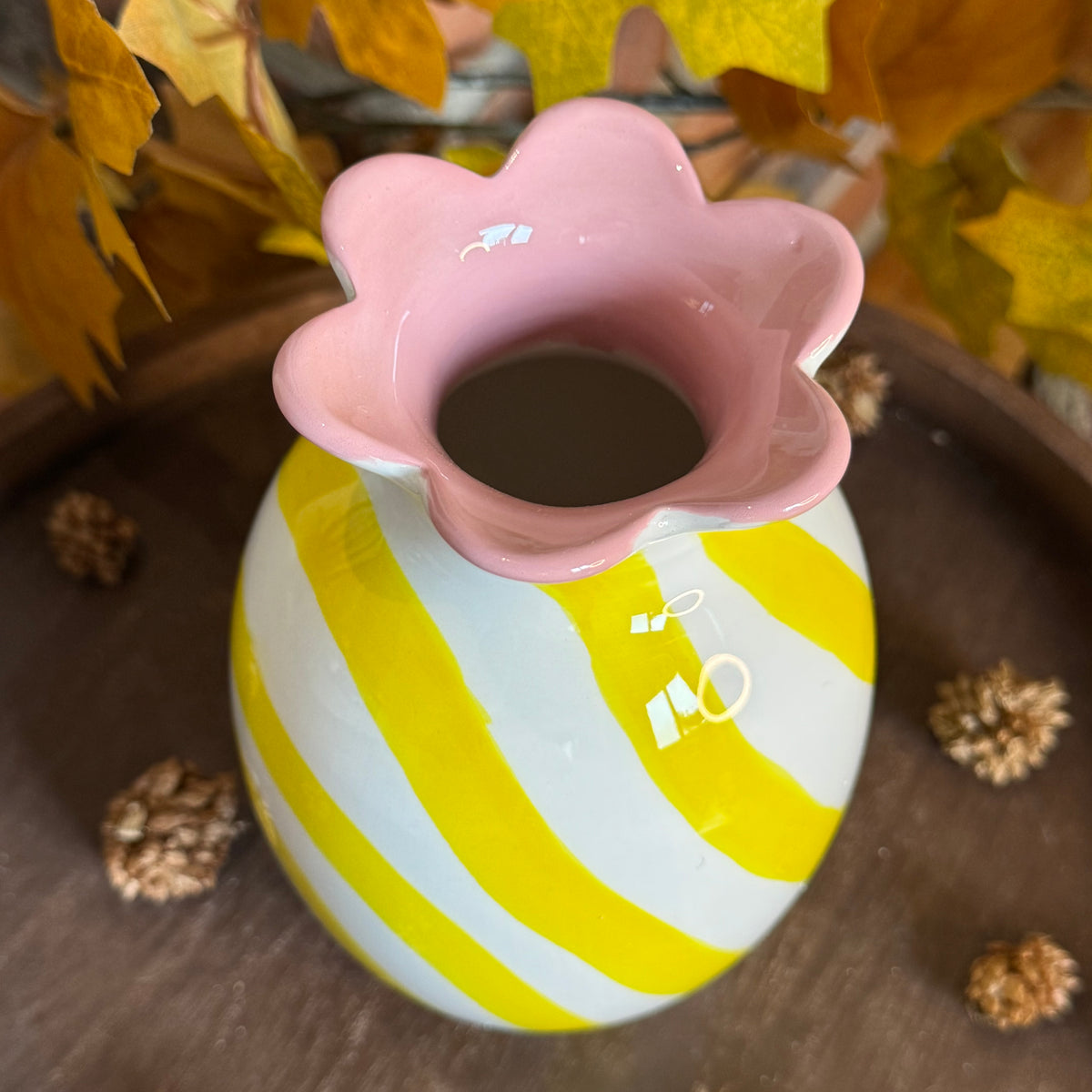 Vase Design Jaune