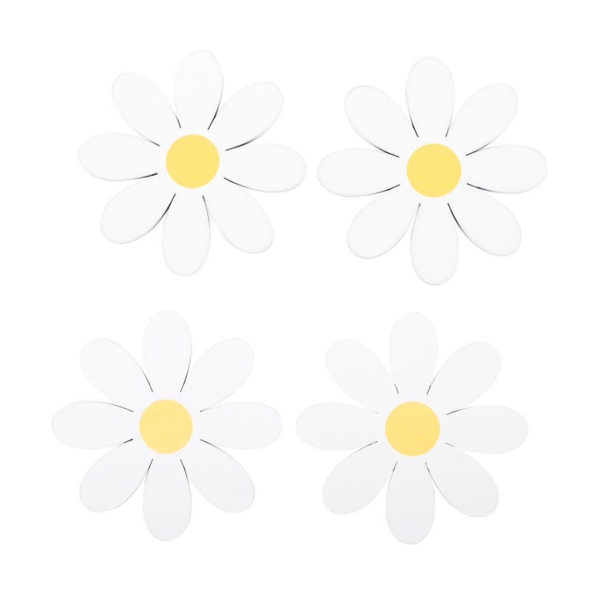 Dessous de verre Marguerite (x4)