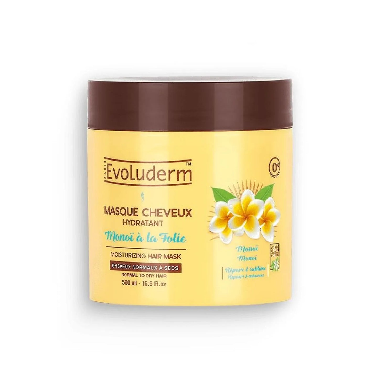 Masque Cheveux Hydratant Monoï 500ml