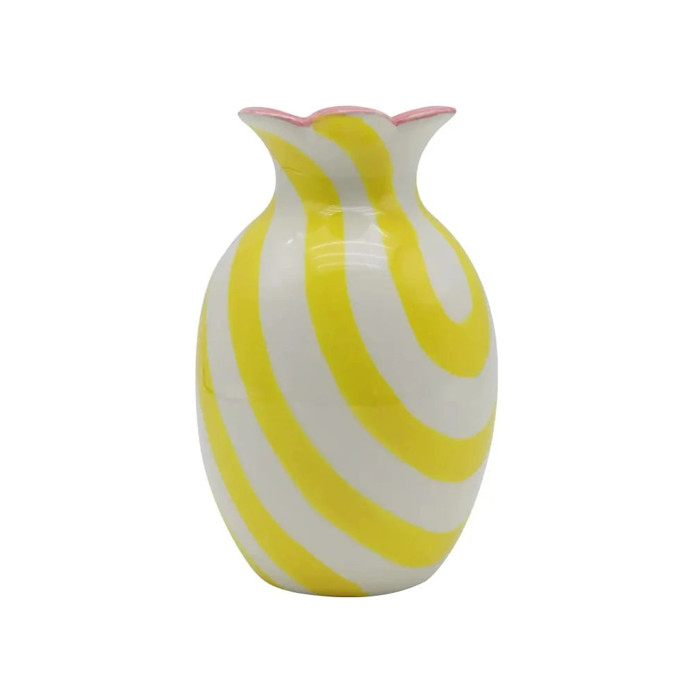 Vase Design Jaune