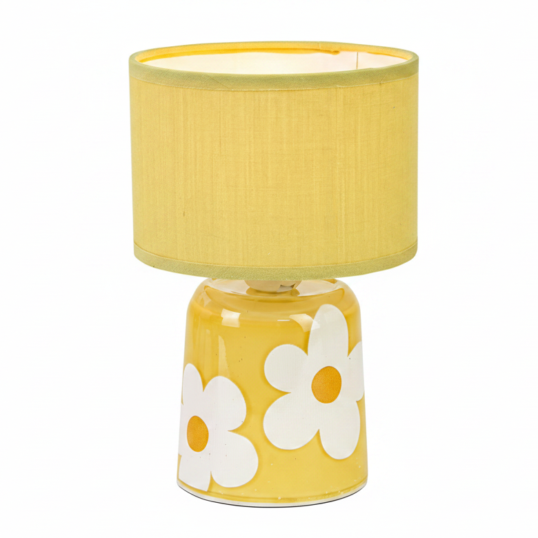 Lampe Led Fleurs Jaune
