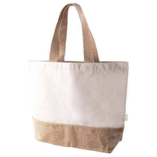 Totebag en Jute et Coton