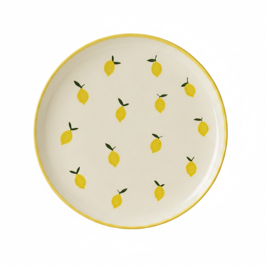 PRÉ-COMMANDE - Assiette Plate Citrons